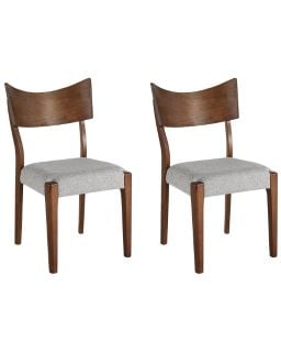 CHAIR EDEN DARK WOOD 2PCS SET (20371) RRP £391.85