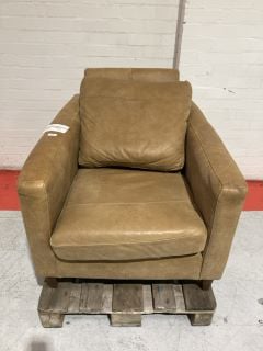 JOHN LEWIS BAILEY LEATHER ARM CHAIR RRP £449