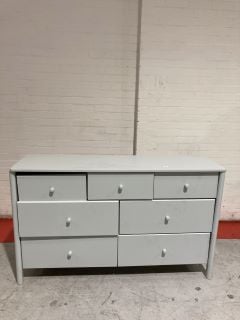 JOHN LEWIS SPINDLE 7 DRAWER CHEST GREY RRP £699