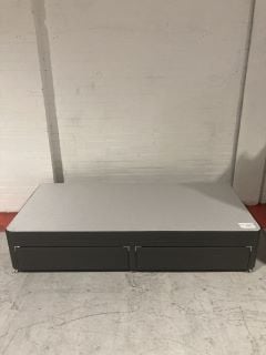 JOHN LEWIS SILENTNIGHT 2 DRAWER DIVAN BASE, SINGLE, MARITIME (03337782) RRP £369