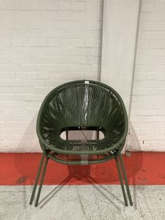 JOHN LEWIS SALSA GARDEN CHAIR SET OF 2 AVOCADO GREEN