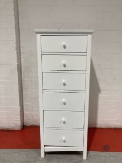 JOHN LEWIS ANYDAY WILTON 6 DRAWER TALL BOY CHEST £249