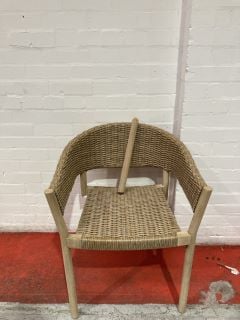 2 X JOHN LEWIS BURFORD DINING CHAIR (MISSING CHAIR/LEG DETACHED) RRP £229.30