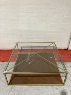 JOHN LEWIS SWOON MENDEL GLASS COFFEE TABLE RRP £399