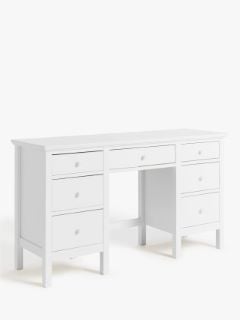 JOHN LEWIS ANYDAY WILTON PILLAR DRESSING TABLE WHITE RRP £349