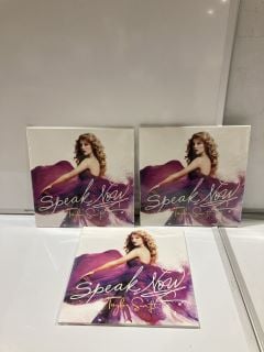 QTY OF TAYLOR SWIFT SPEAK NOW VINYL