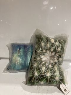 QTY OF ASSORTED ITEMS TO INCLUDE CLASSIC ACCESSORIES CUSHION FOAM, SCOTT NAISMITH FEATHER CUSHION