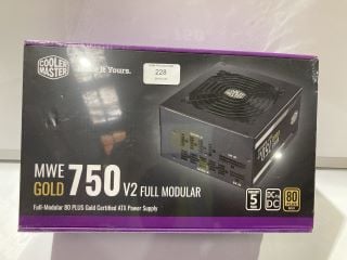 2 X COOLER MASTER MWE GOLD 750 V2 FULL MODULAR POWER SUPPLY