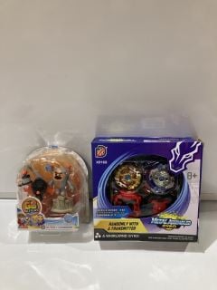 QTY OF ASSORTED ITEMS TO INCLUDE TAKARA TOMY TRANSFORMERS 86 BRAUN FIGURE, BOB MARTIN CLEAR TICK AND FLEA REPELLENT COLLAR