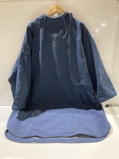 FOURTH ELEMENT STORM ALL WEATHER PONCHO BLUE LARGE RRP £185