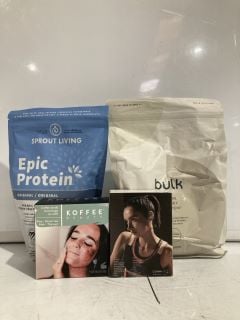 QTY OF ASSORTED EPIC PROTEIN & BULK PRODUCTS