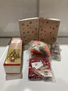 QTY OF ASSORTED ITEMS TO INCLUDE TECHNIC COSMETIC ADVENT CALENDAR, TOYVIAN ADVENT CALENDAR