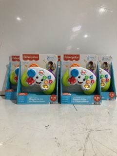 QTY OF FISHER-PRICE LAUGH & LEARN CONTROLLERS 6 - 36 MONTHS