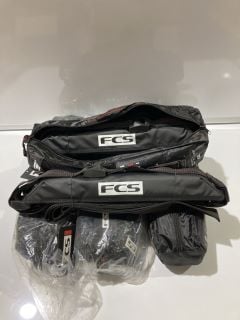 4 X FCS CAM LOCK SINGLE SOFT RACKS TOTAL RRP £240