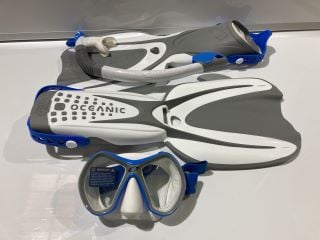 QTY OF OCEANIC ADULT SNORKELING SETS TOTAL RRP £175