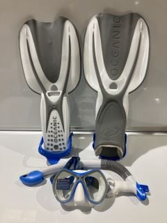 QTY OF OCEANIC ADULT SNORKELING SET TOTAL RRP £175