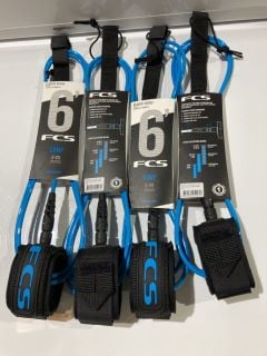 QTY OF ASSORTED ITEMS TO INCLUDE FCS BODYBOARD LEASH, FCS CLASSIC LEASH