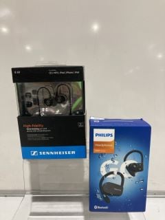 PHILIPS 5000 SERIES HEADPHONES & SENNHEISER IE 60 EARPHONES