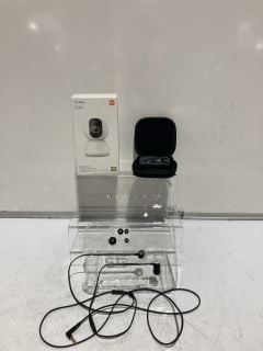 QTY OF ASSORTED ITEMS TO INCLUDE MI 360 HOME SECURITY CAMERA 2K