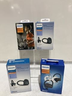 4 PHILIPS 5000 SERIES BLUETOOTH HEADPHONES TOTAL RRP £140