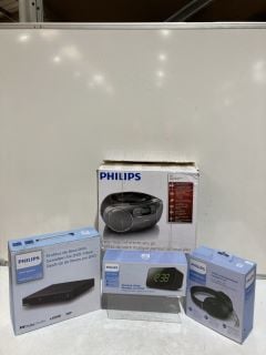 QTY OF ASSORTED ITEMS TO INCLUDE PHILIPS 2000 SERIES DVD PLAYER