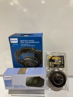 QTY OF ASSORTED ITEMS TO INCLUDE PHILIPS 9000 SERIES BLUETOOTH HEADPHONES