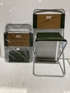 2 SHAKESPEARE FOLDING FISHING CHAIRS