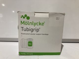 QTY OF MOLNLYCKE TUBIGRIP ELASTICATED TUBULAR SUPPORT BANDAGE