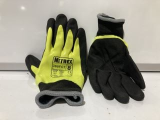 QTY OF NITREX 360FCT GLOVES