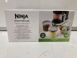 QTY OF ASSORTED ITEMS TO INCLUDE NINJA DESSERT TUBS AND LIDS