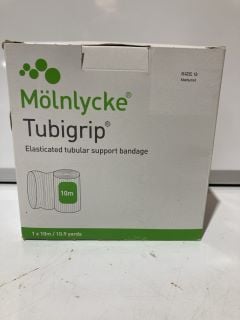 QTY OF ASSORTED ITEMS TO INCLUDE MOLNLYCKE TUBIGRIP ELASTICATED TUBULAR SUPPORT BANDAGE