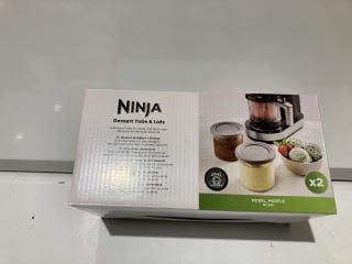 QTY OF NINJA DESSERT TUBS AND LIDS