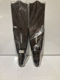 3 STINGRAY EVO FINS PAIR BROWN SIZE 37/38 TOTAL RRP £150