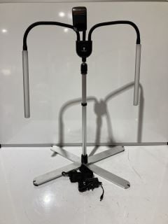 JONATHAN Y METAL VANITY LIGHT - CHROME & GEMINI FLOOR LAMP