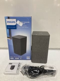 PHILIPS WIRELESS HOME SPEAKER IN BLACK RRP £169