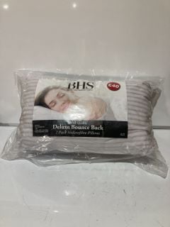 QTY OF PILLOWS TO INCLUDE BHS DELUXE BOUNCE BACK PILLOWS