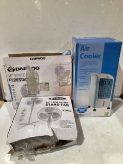 QTY OF ASSORTED ITEMS TO INCLUDE PREM-I-AIR AIR COOLER