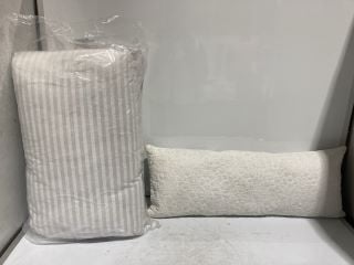 QTY OF PILLOWS TO INCLUDE SLUMBERDOWN BACK SUPPORT PILLOWS