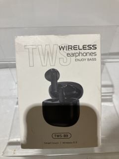 QTY OF ASSORTED ITEMS TO INCLUDE TWS TWS-B9 WIRELESS EARPHONES