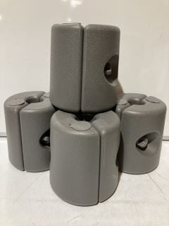 QTY OF ASSORTED ITEMS TO INCLUDE SET OF 4 GAZEBO LEG WEIGHTS - GREY