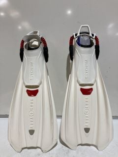 AQUALUNG STORM MAX DIVING FINS - ARCTIC WHITE SIZE M