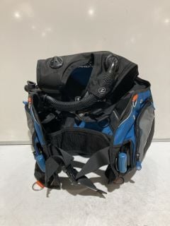 AQUALUNG PRO HD MENS DIVE BCD - BLACK/PETROL BLUE SIZE L RRP £422