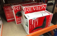 QUANTITY OF  ITEMS TO INCLUDE REVLON ONE-STEP HAIR DRYER AND VOLUMISER FOR MID TO LONG HAIR (ONE-STEP, 2-IN-1 STYLING TOOL, IONIC AND CERAMIC TECHNOLOGY, UNIQUE OVAL DESIGN) RVDR5222: LOCATION - RACK