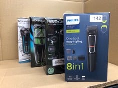 QUANTITY OF HEALTH & BEAUTY ITEMS TO INCLUDE PHILIPS MULTIGOOM SERIES 3000 8-IN-1 FACE AND BODY HAIR SHAVER AND TRIMMER (MODEL MG3730/13): LOCATION - RACK A