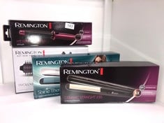 QUANTITY OF HEALTH & BEAUTY ITEMS TO INCLUDE REMINGTON CERAMIC HAIR STRAIGHTENER - SLIM LONGER LENGTH 110MM FLOATING PLATES WITH ANTI-STATIC/TOURMALINE IONIC COATING FOR SMOOTH GLIDE, FAST 15 SECOND