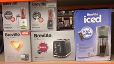 QUANTITY OF  ITEMS TO INCLUDE BREVILLE ICED COFFEE MAKER | SINGLE SERVE ICED COFFEE MACHINE PLUS COFFEE CUP WITH STRAW | READY IN UNDER 4 MINUTES | GREY [VCF155]: LOCATION - RACK A