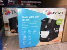 2 X TASSIMO BY BOSCH SUNY 'SPECIAL EDITION' TAS3102GB COFFEE MACHINE,1300 WATT, 0.8 LITRE - BLACK: LOCATION - RACK A