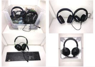 QUANTITY OF  ITEMS TO INCLUDE NAVY TURTLE BEACH GAMING HEADPHONES : LOCATION - RACK A