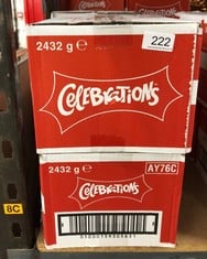 4 X 2432G CELEBRATIONS BOX: LOCATION - RACK B