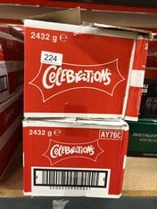 4 X 2432G CELEBRATIONS BOX: LOCATION - RACK B